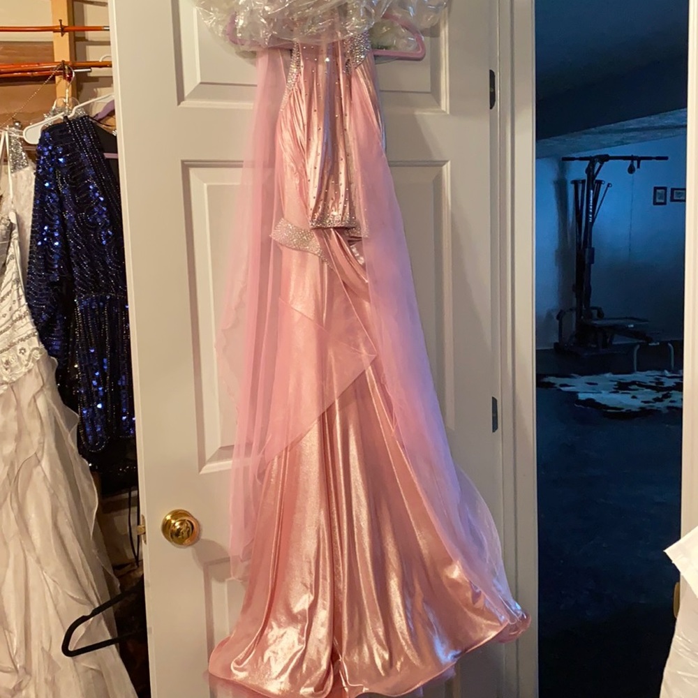 Gorgeous pink dress for dance competitions